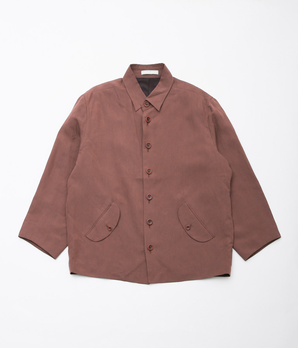 GORSCH ''BOUNCING WOOL RAYON COVER JACKET'' (REDDISH BROWN)