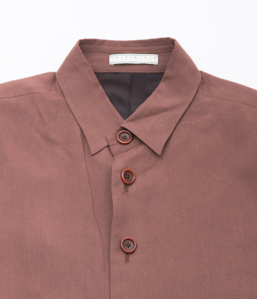 GORSCH ''BOUNCING WOOL RAYON COVER JACKET'' (REDDISH BROWN)