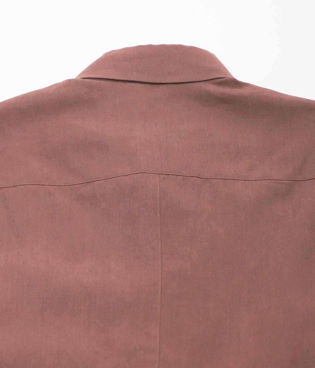 GORSCH ''BOUNCING WOOL RAYON COVER JACKET'' (REDDISH BROWN)