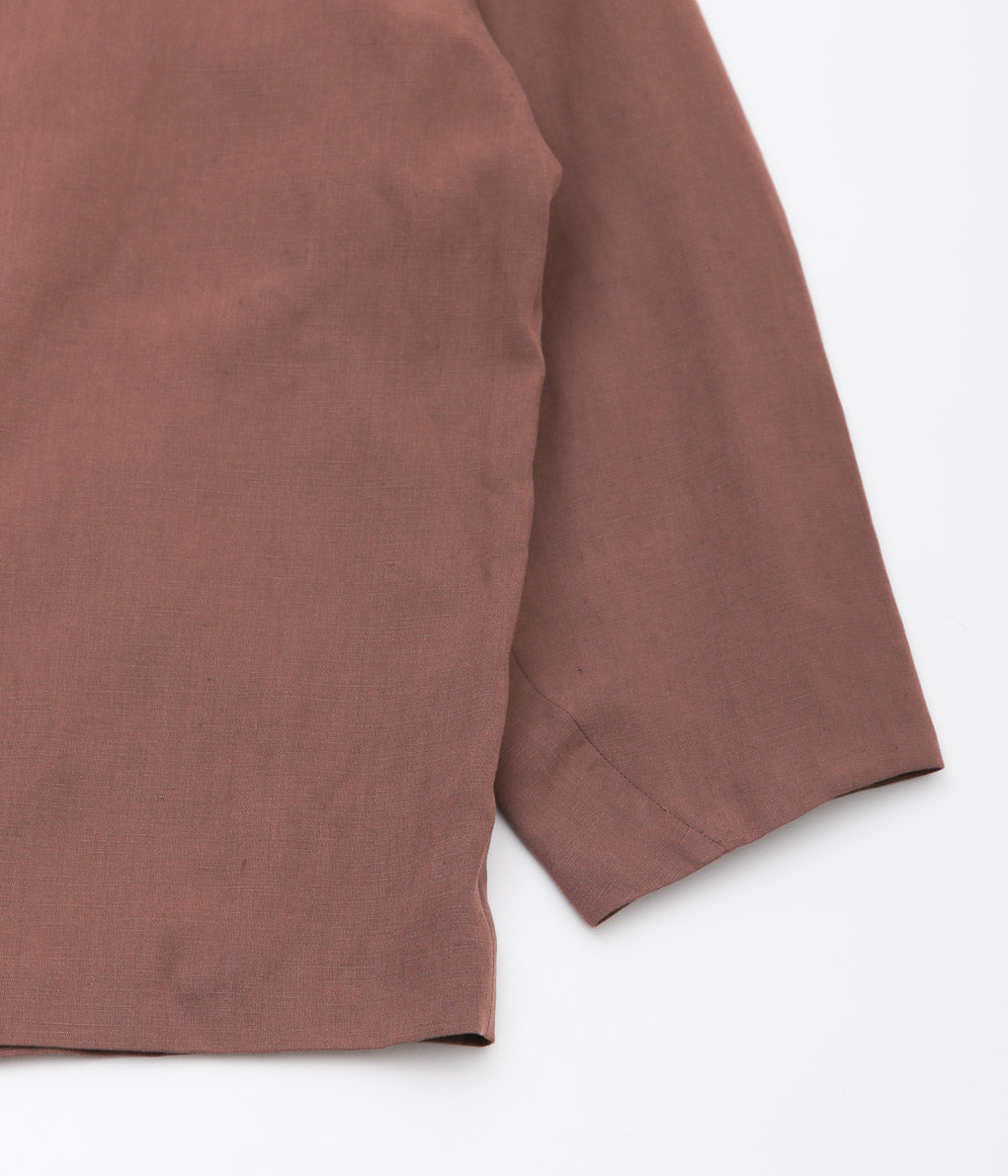 GORSCH ''BOUNCING WOOL RAYON COVER JACKET'' (REDDISH BROWN)