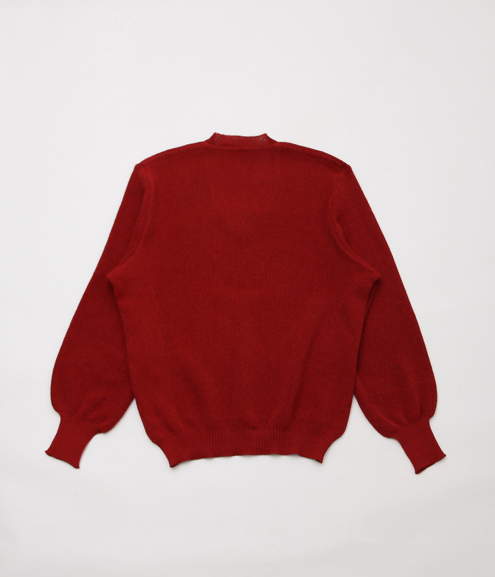 FANNI LEMMERMAYER ''2PLY V-NECK PULLOVER PLANE BELL SLEEVE'' (450 (RED))