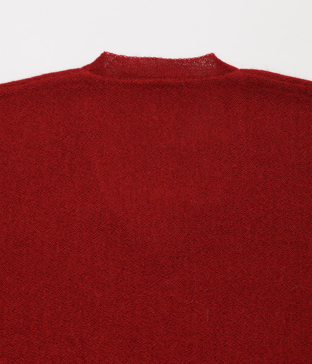 FANNI LEMMERMAYER ''2PLY V-NECK PULLOVER PLANE BELL SLEEVE'' (450 (RED))