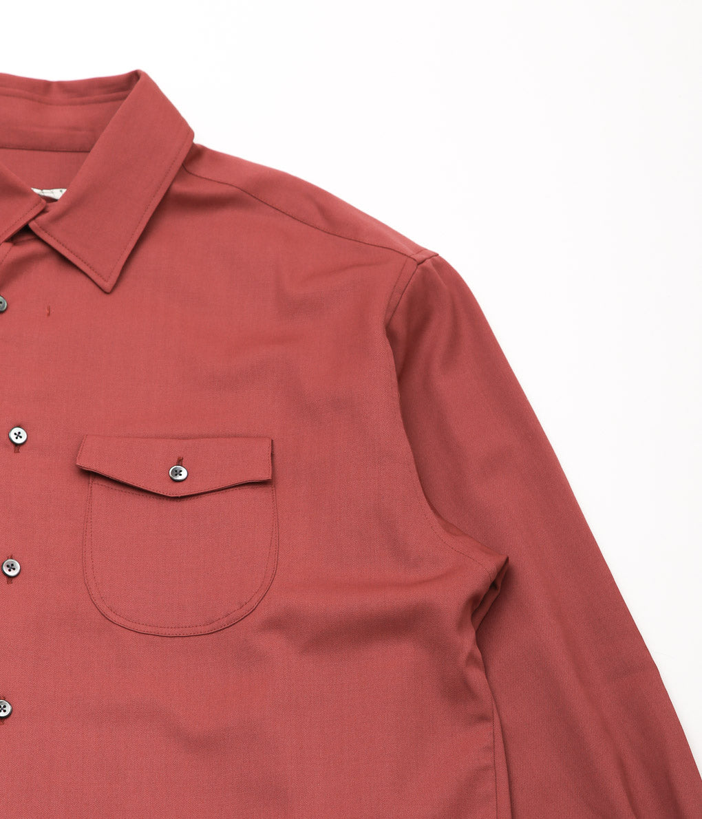 GORSCH ''SLIP ON MELTY WOOL SHIRT'' (RASPBERRY)