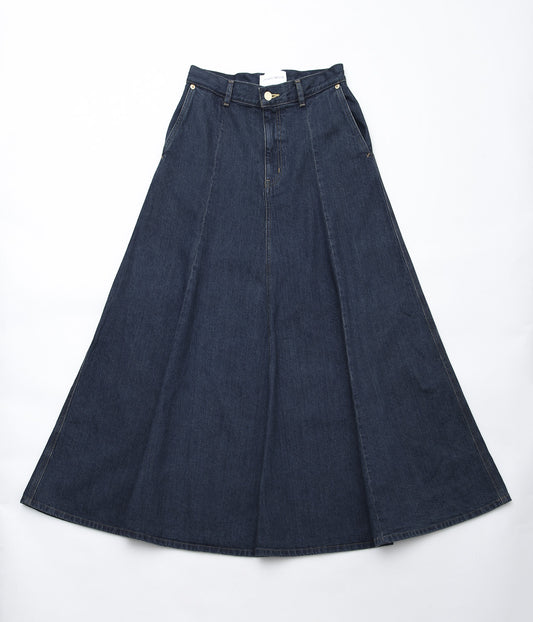 TU ES MON TRESOIR ''THE TOPAZ DENIM SKIRT'' (SOLID 1WASH)