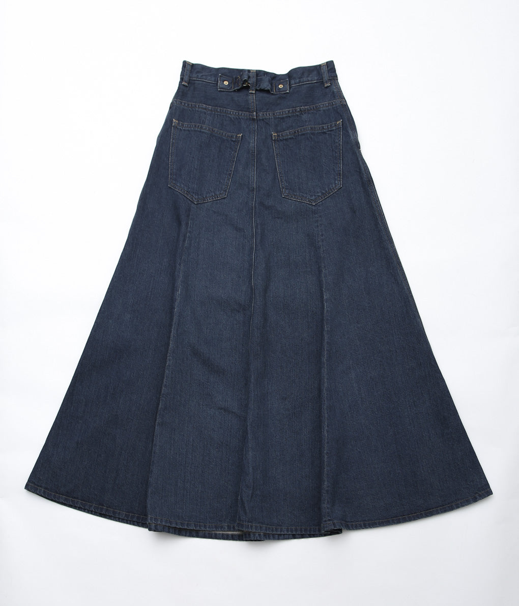 TU ES MON TRESOIR ''THE TOPAZ DENIM SKIRT'' (SOLID 1WASH)