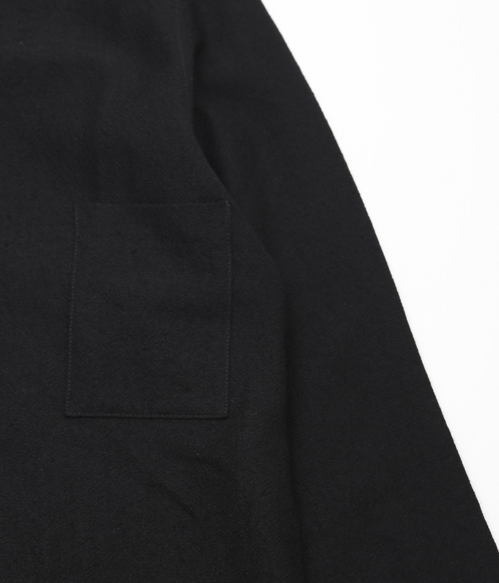 K`ANG ''UNISEX OVERSIZE 2-PATCH-POCKET SHIRT'' (BLACK)