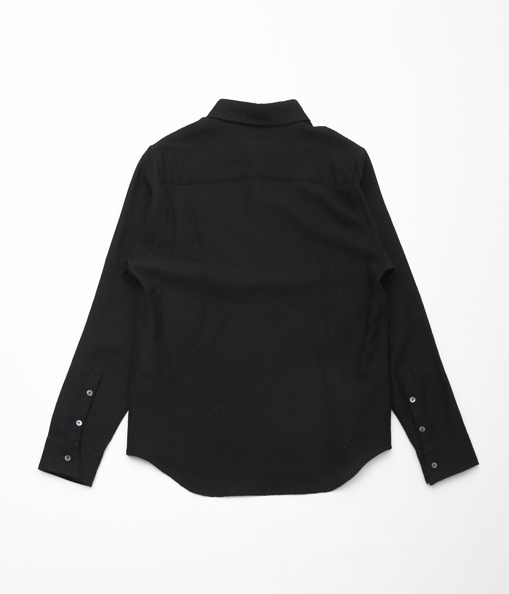 K`ANG ''UNISEX OVERSIZE 2-PATCH-POCKET SHIRT'' (BLACK)