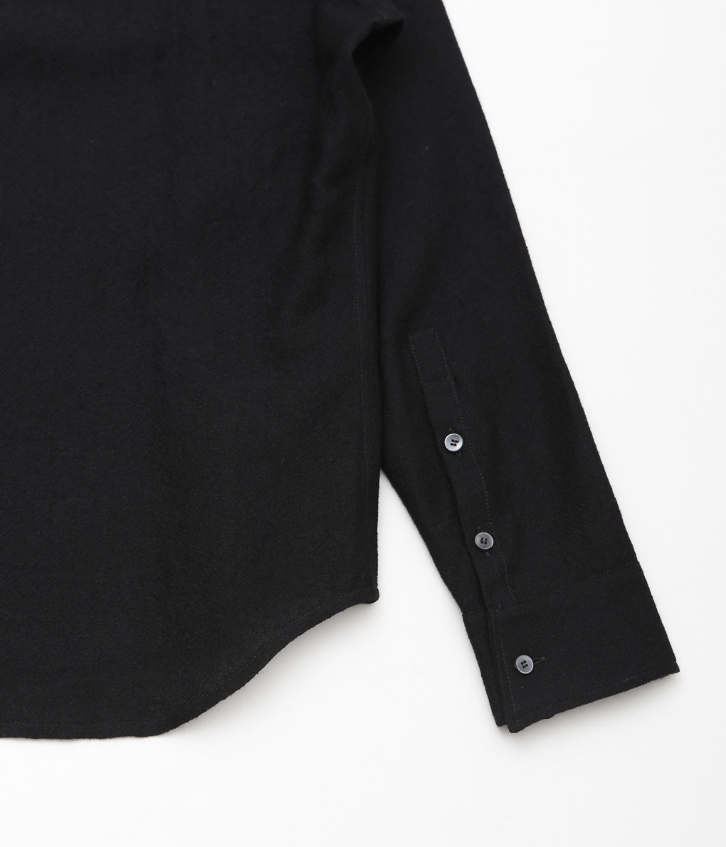 K`ANG ''UNISEX OVERSIZE 2-PATCH-POCKET SHIRT'' (BLACK)