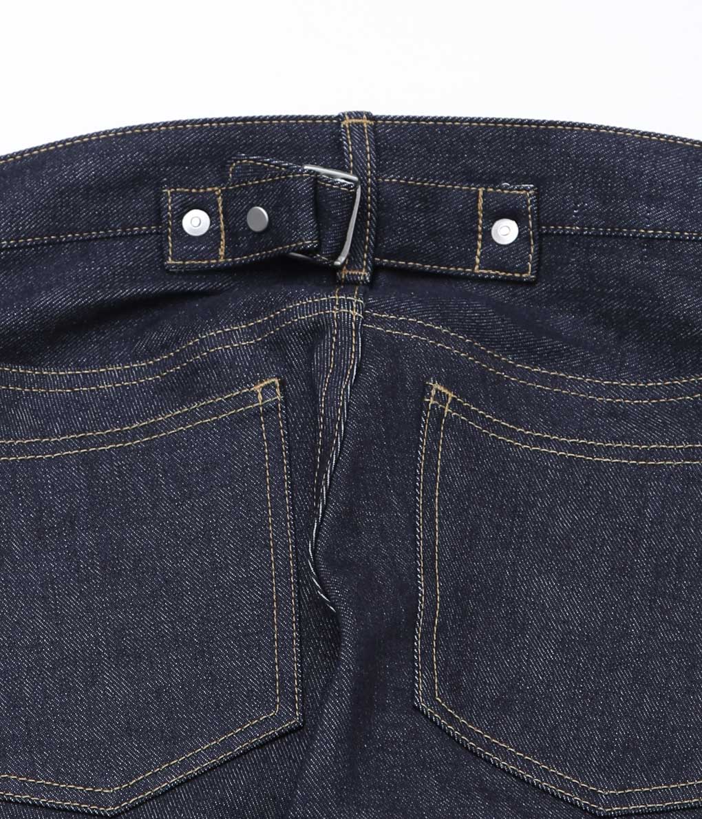 PAN ''DENIM BAGGY ROLL PANTS'' (RAW)