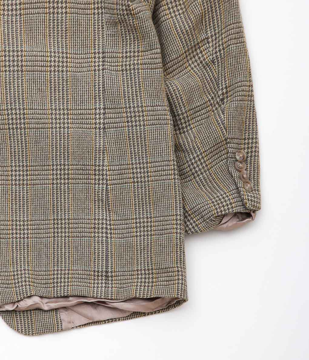 USED&VINTAGE ''BROOKS BROTHERS PLAID WOOL'' (BEIGE)