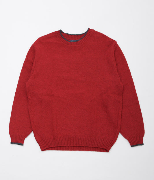 VINTAGE CLOTHING ''LANDS'END WOOL SWATER'' (RED)