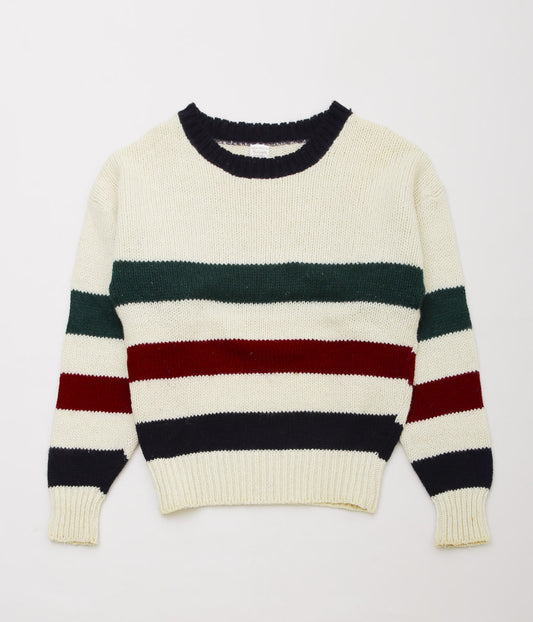 VINTAGE CLOTHING ''BROOKS BROTHERS WOOL NYRON SWATER MADE IN U.S.A'' (WHITE)