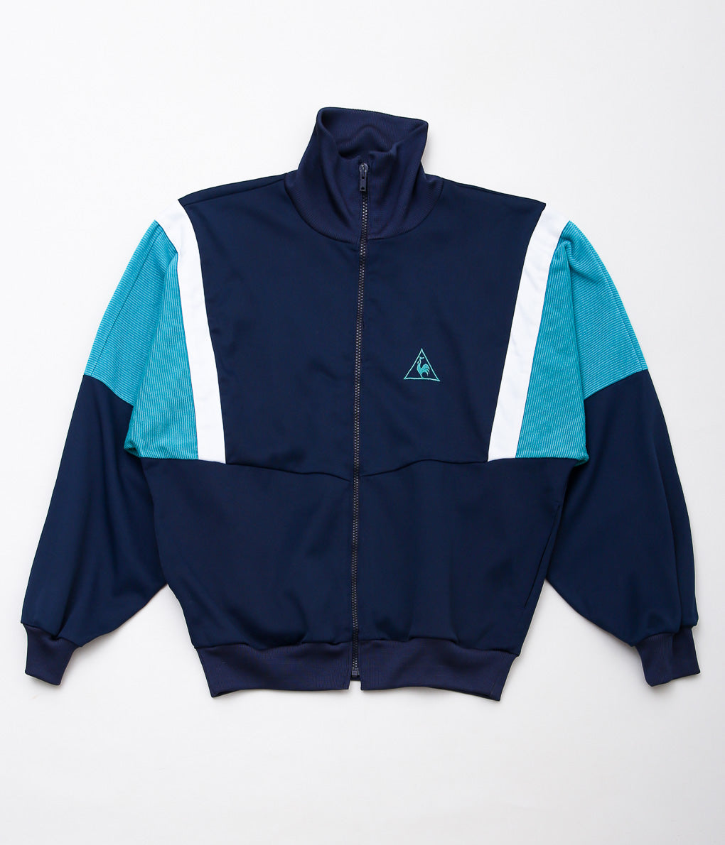 USED&VINTAGE ''1980's LE COQ SPORTIF TRACK JACKET'' (NAVY×GREEN)