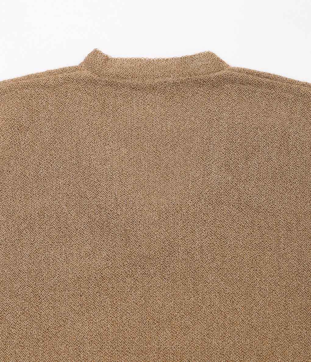 FANNI LEMMERMAYER ''2PLY V-NECK PULLOVER PLANE BELL SLEEVE'' (211 (DK BEIGE))