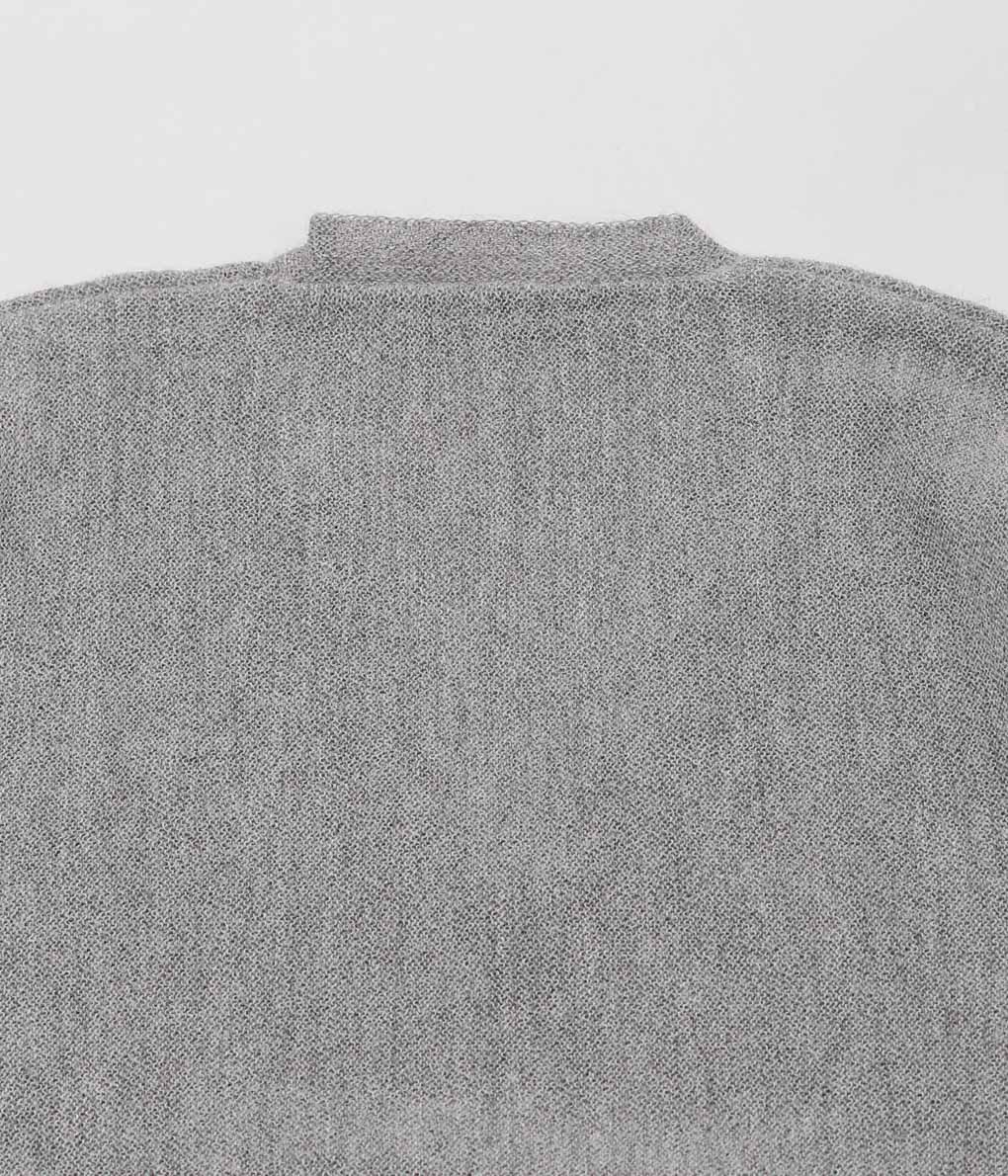 FANNI LEMMERMAYER ''2PLY V-NECK PULLOVER PLANE BELL SLEEVE'' (114 (LT GREY))