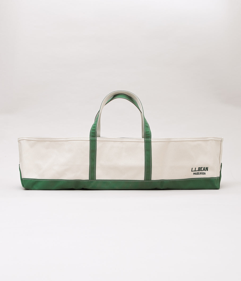 L.L. BEAN ''MAINE COAST CROQUET BOAT AND TOTE'' (DARK GREEN)