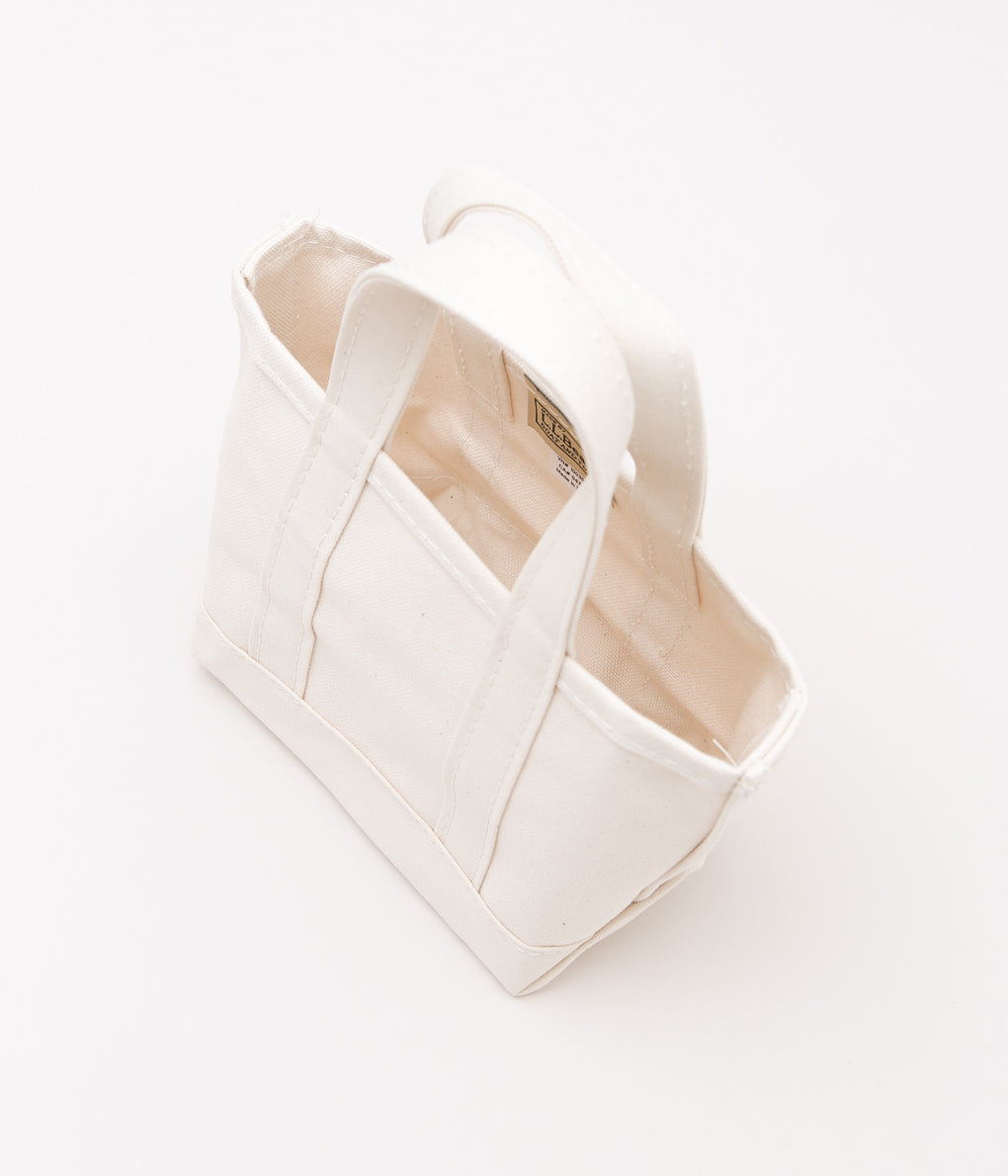 L.L. BEAN ''SOLID BOAT AND TOTE MINI'' (NATURAL)