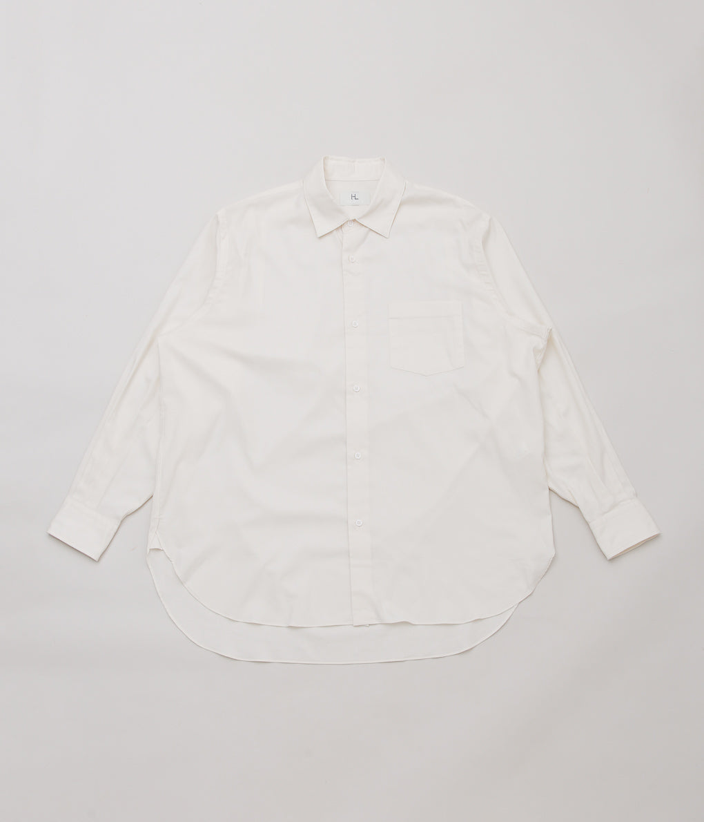 HERILL ''COTTON CASHMERE REGULAR COLLAR'' (WHITE)