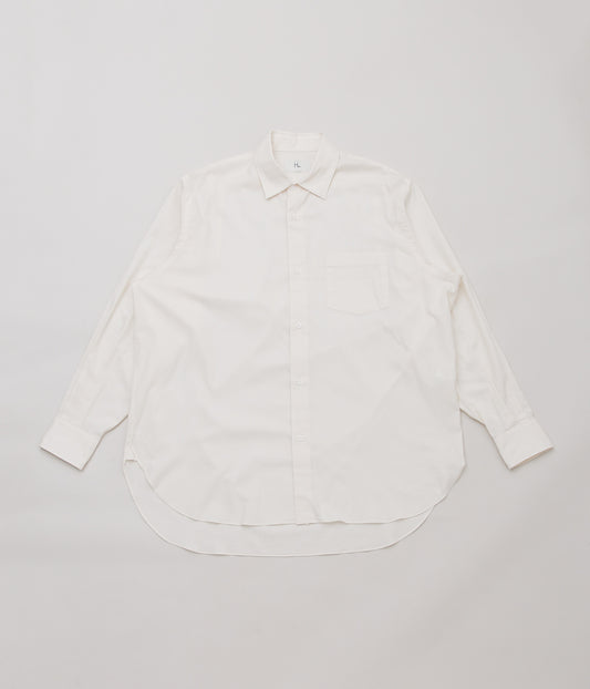 HERILL ''COTTON CASHMERE REGULAR COLLAR'' (WHITE)