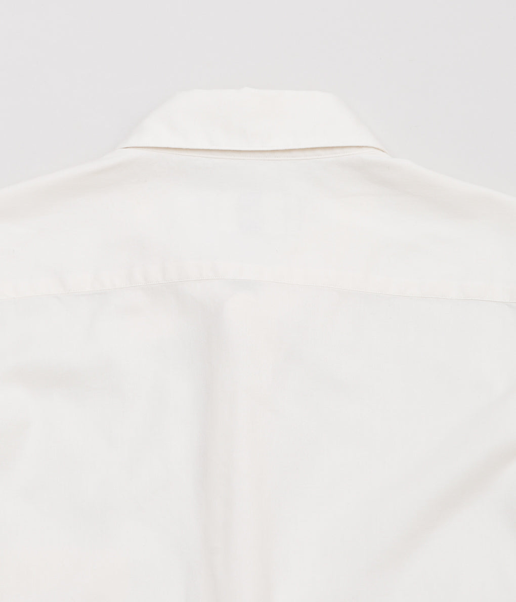 HERILL ''COTTON CASHMERE REGULAR COLLAR'' (WHITE)