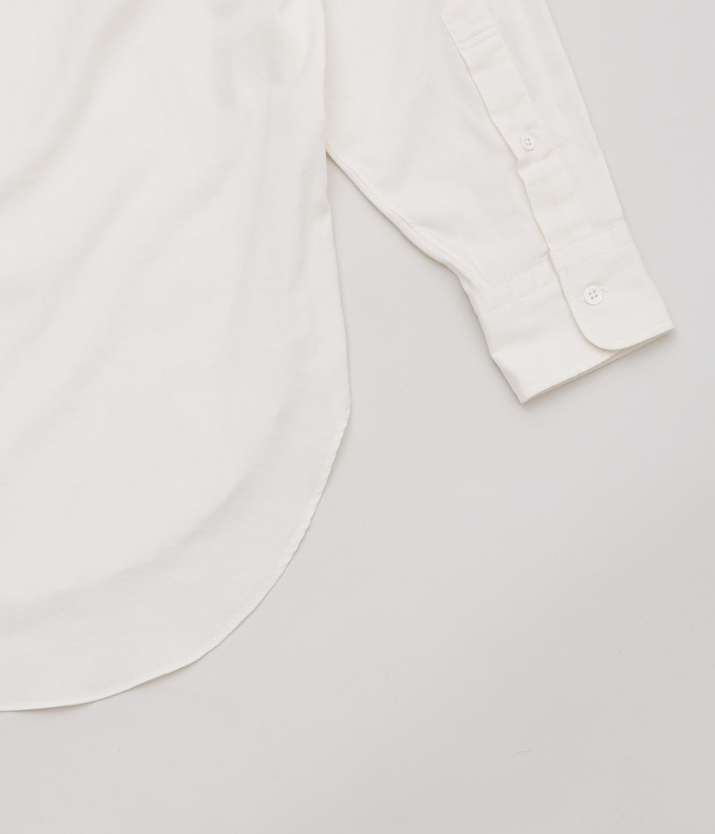 HERILL ''COTTON CASHMERE REGULAR COLLAR'' (WHITE)