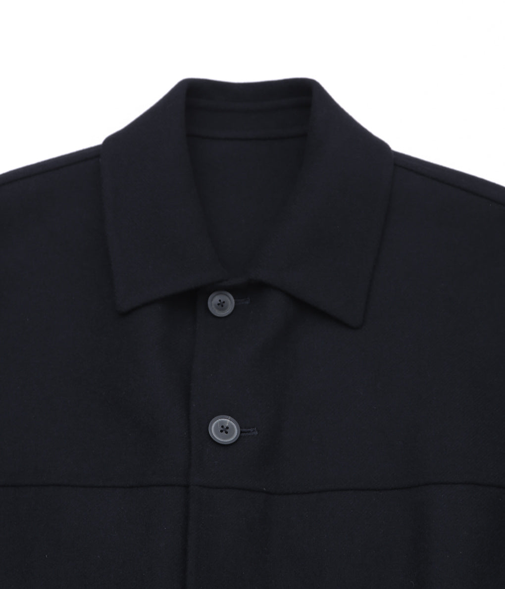 HERILL ''BLACKSHEEP CAR COAT'' (BLACK NAVY)