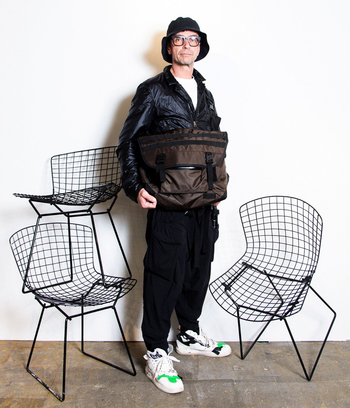 BAGJACK ''SQUARE POUCH'' (NIPO BROWN)