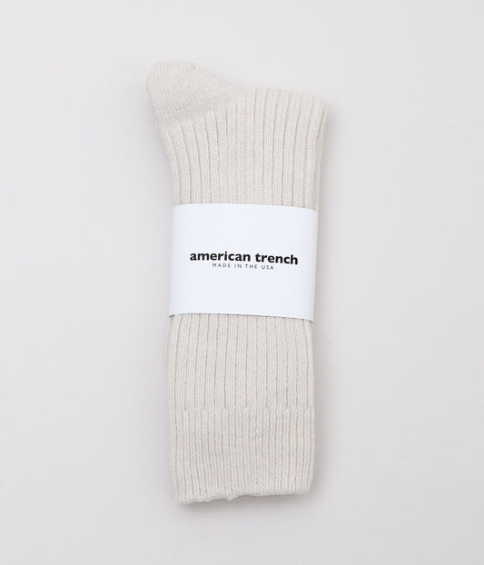 AMERICAN TRENCH ''THE LOAFER SOCK'' (WHITE)