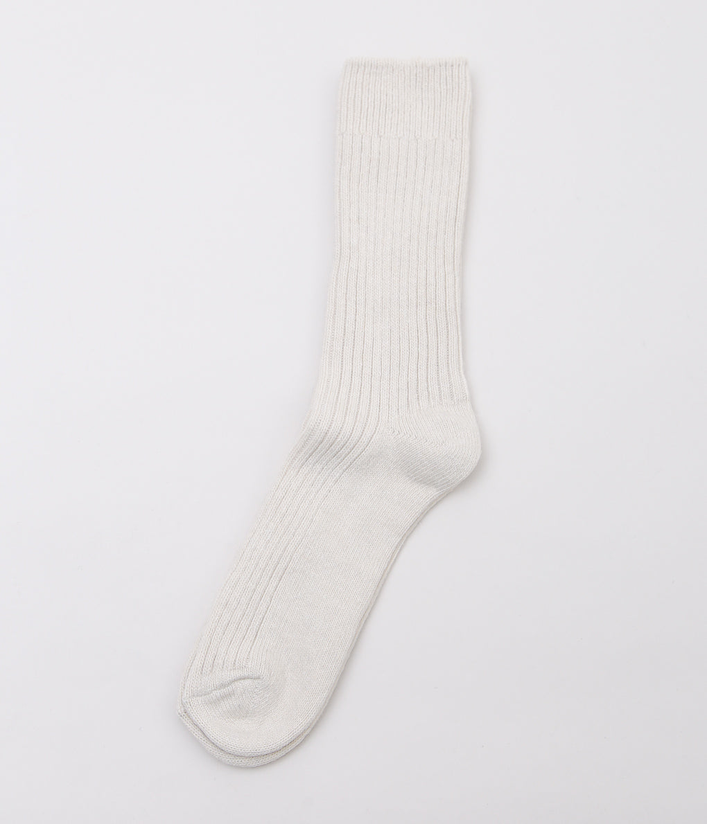 AMERICAN TRENCH ''THE LOAFER SOCK'' (WHITE)