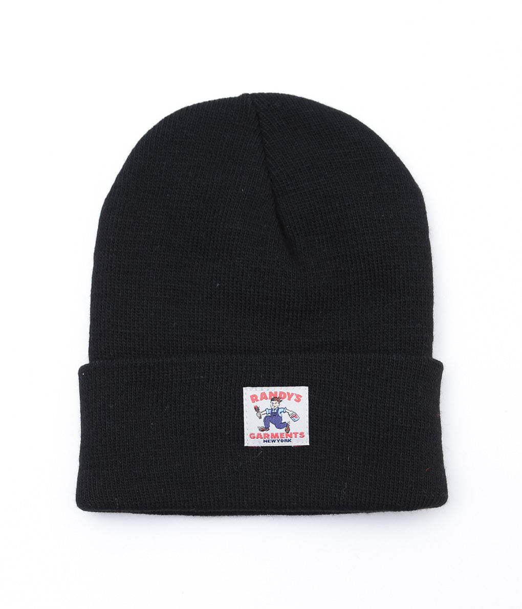 RANDY'S GARMENTS ''CUFF BEANIE'' (BLACK)