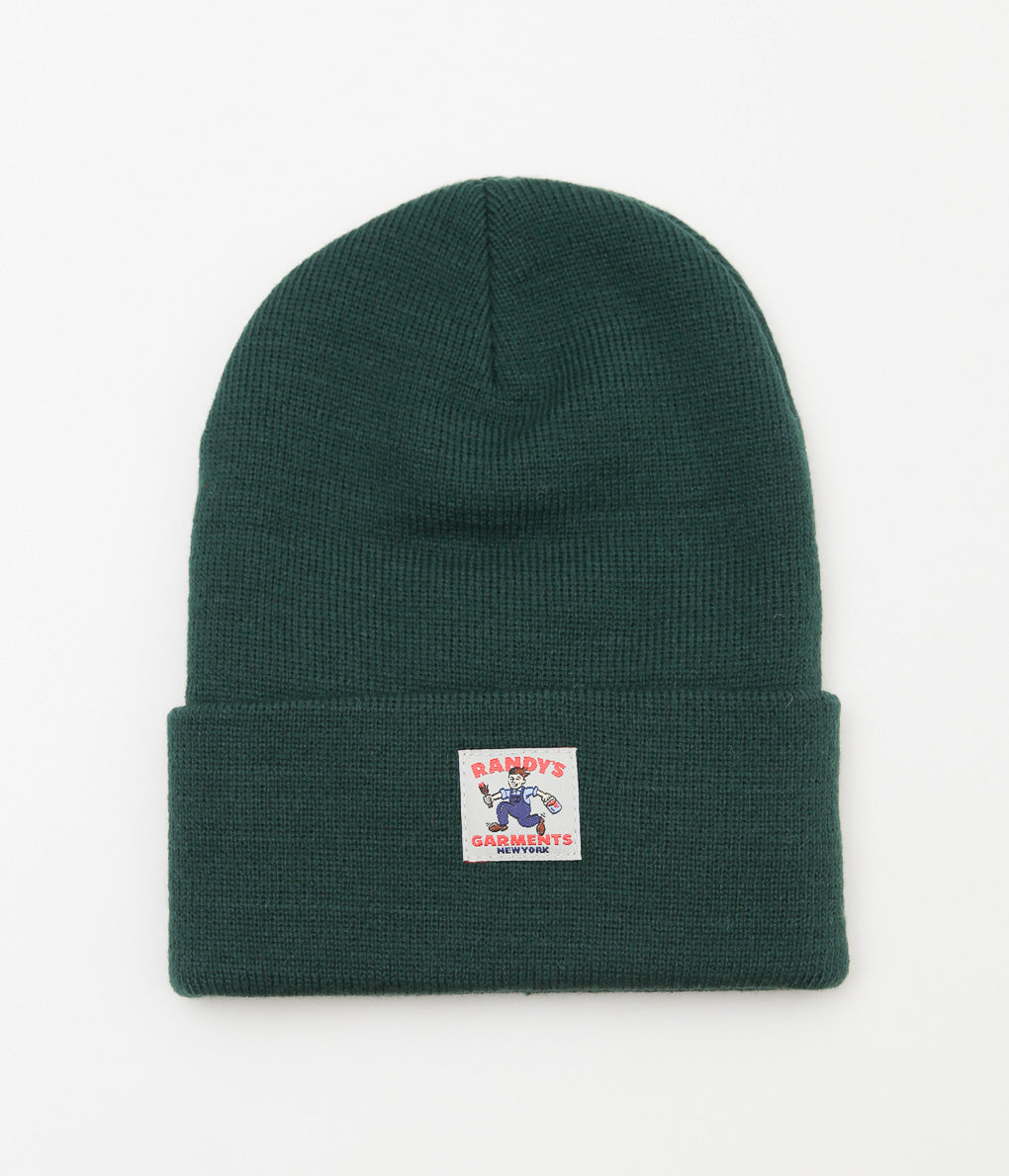 RANDY'S GARMENTS ''CUFF BEANIE'' (HUNTER GREEN)