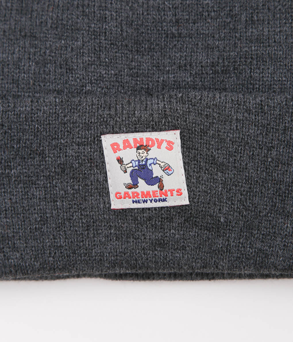 RANDY'S GARMENTS ''CUFF BEANIE'' (DARK GREY)