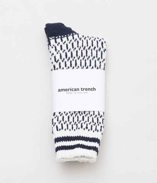 AMERICAN TRENCH ''THE OSLO SOCK'' (WHITE)