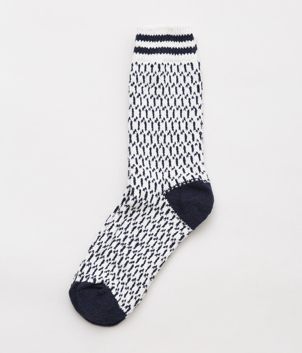 AMERICAN TRENCH ''THE OSLO SOCK'' (WHITE)