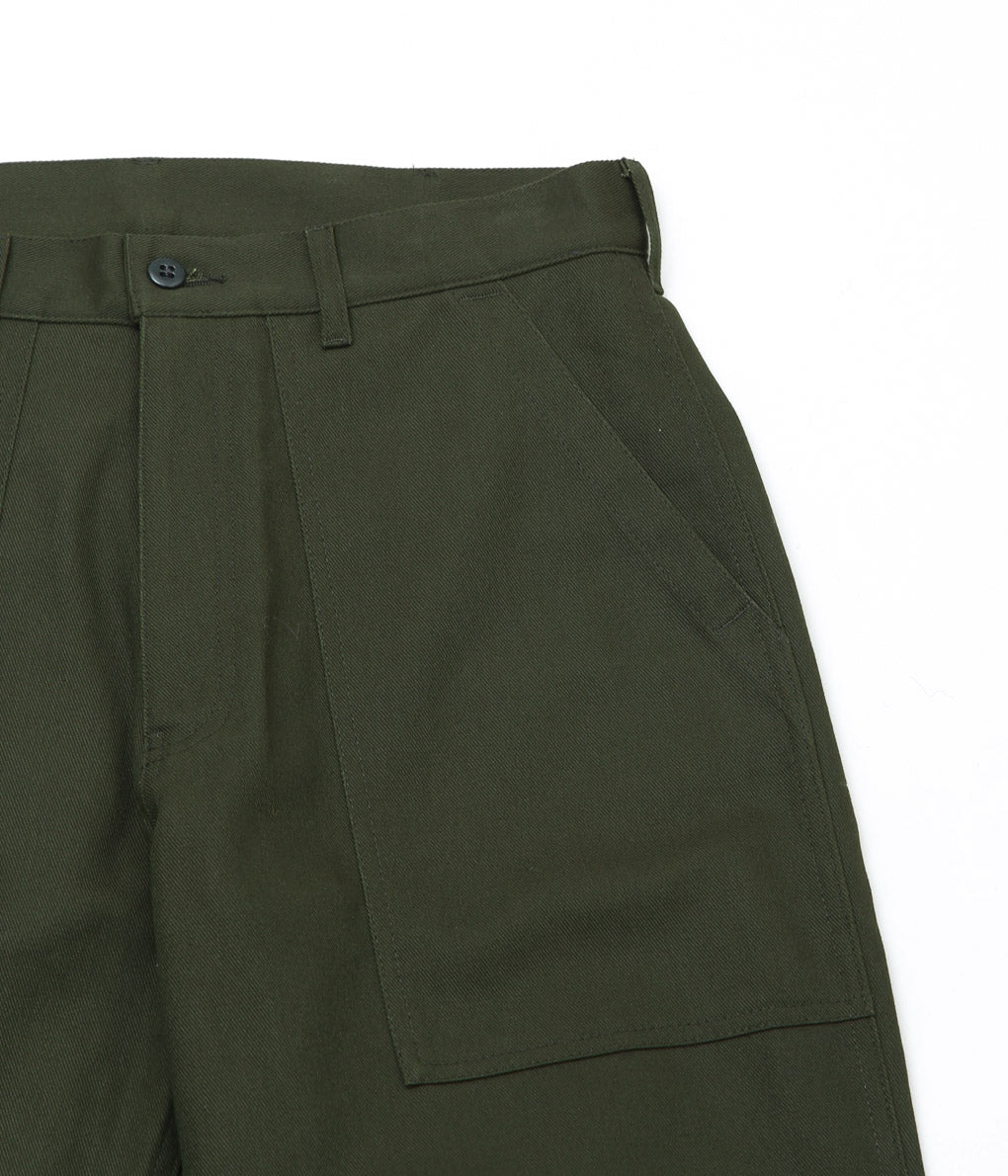 RANDY'S GARMENTS ''UTILITY PANT'' (DARK OLIVE TWILL)