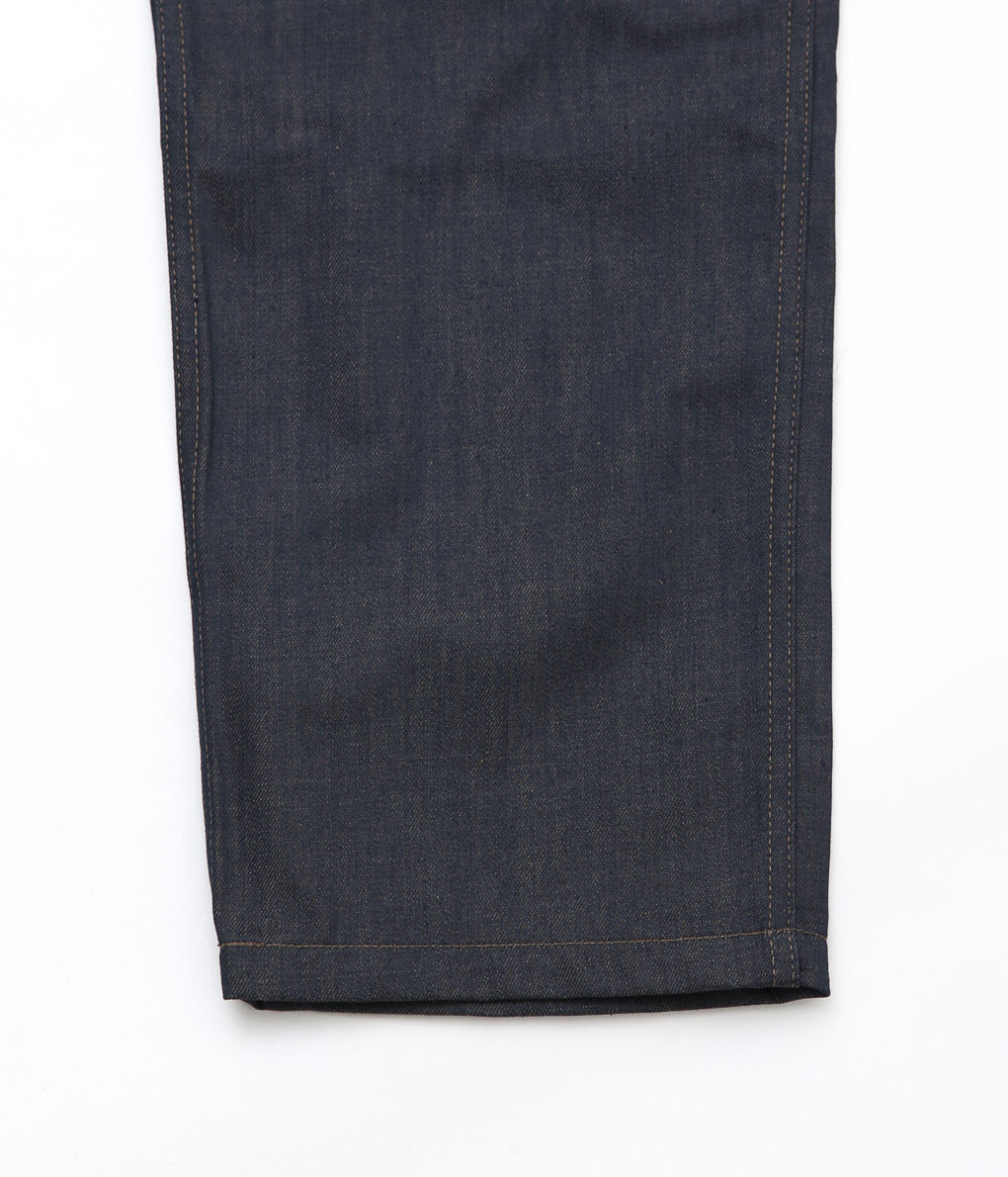 RANDY'S GARMENTS ''UTILITY PANT'' (DARK INDIGO / BROWN DENIM)