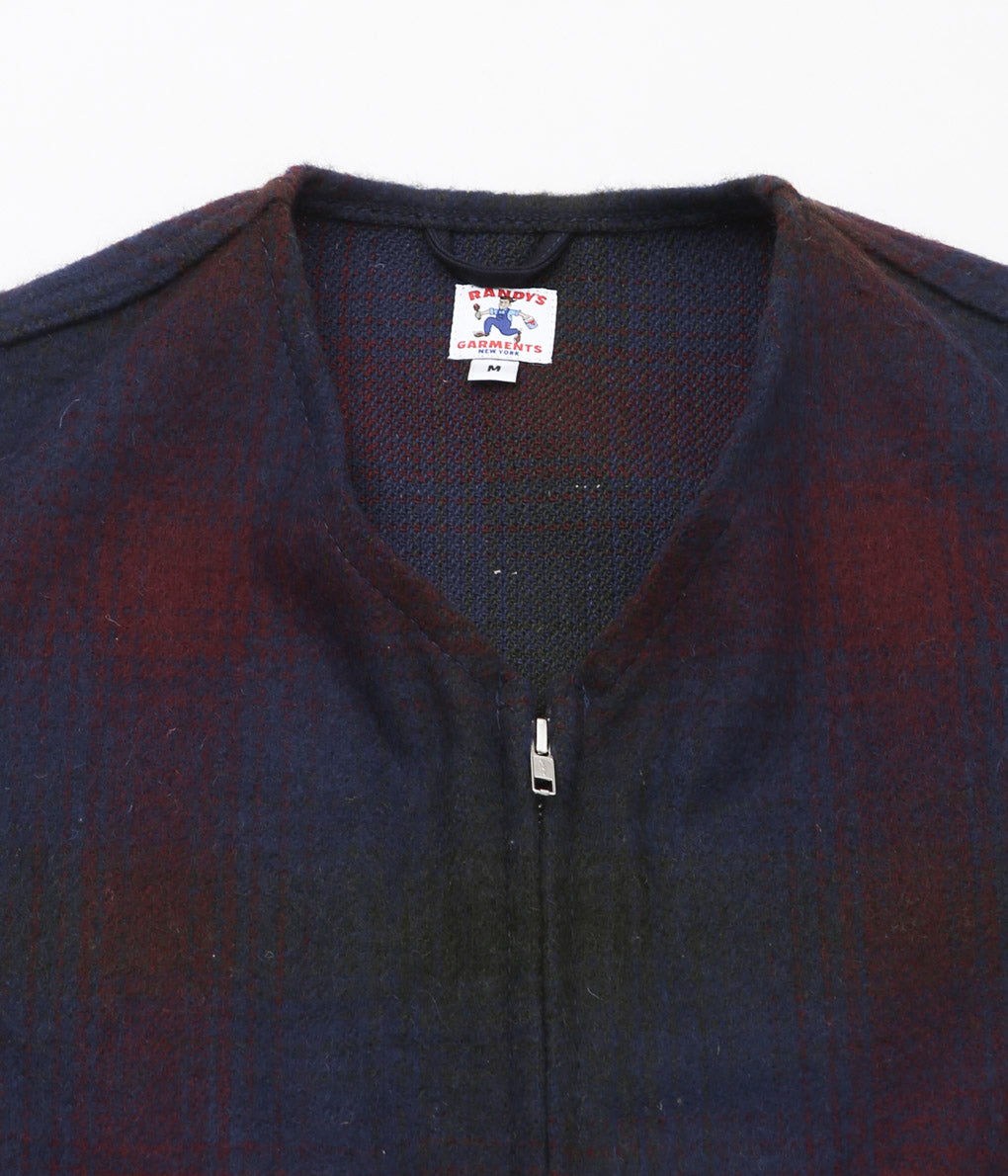 RANDY'S GARMENTS ''EASY VEST'' (PRINTED FLORAL WOOL)