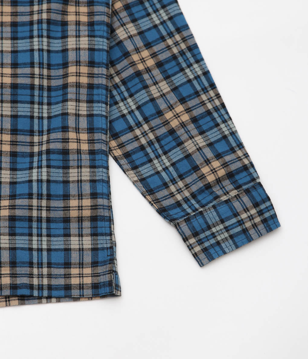 FILSON "ELK HEIGHTS CAMP SHIRT"(BLUE/BLACK KHAKI)