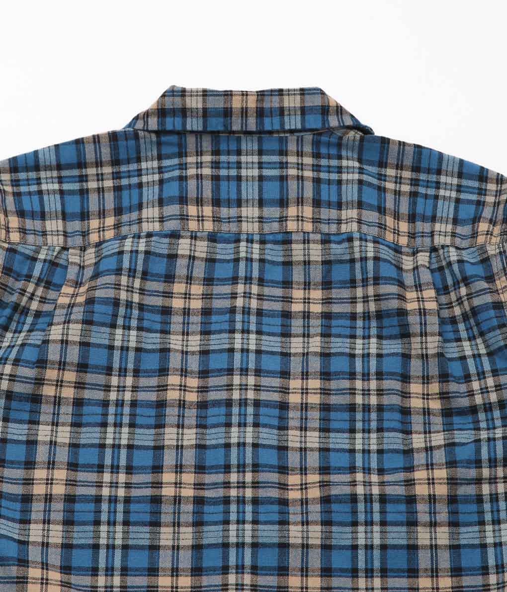 FILSON "ELK HEIGHTS CAMP SHIRT"(BLUE/BLACK KHAKI)