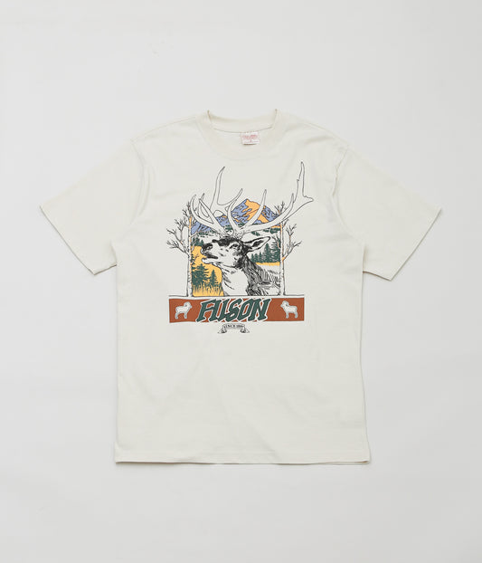 FILSON ''FRONTIER GRAPHIC T-SHIRT'' (BIRCH/ELK MOUNTAIN)