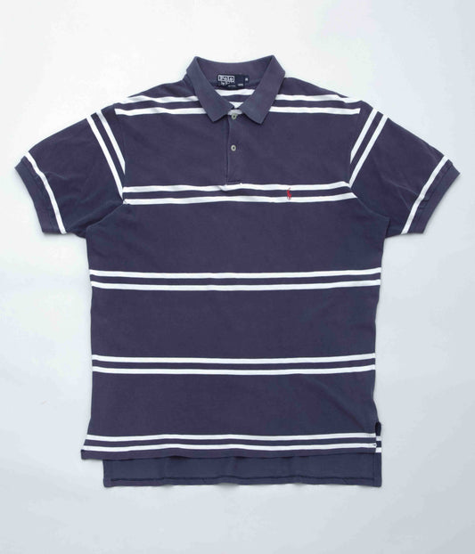 VINTAGE CLOTHING ''USED POLO RALPH LAUREN POLO SHIRTS'' (NAVY)