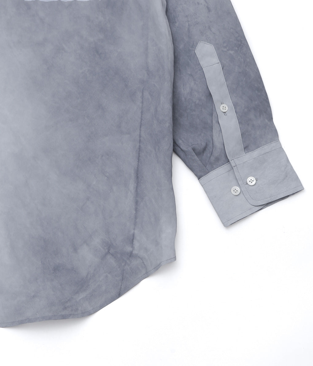 I AM DORK ''HIDDEN BUTTON SHIRTS'' (COLD DYED GREY)