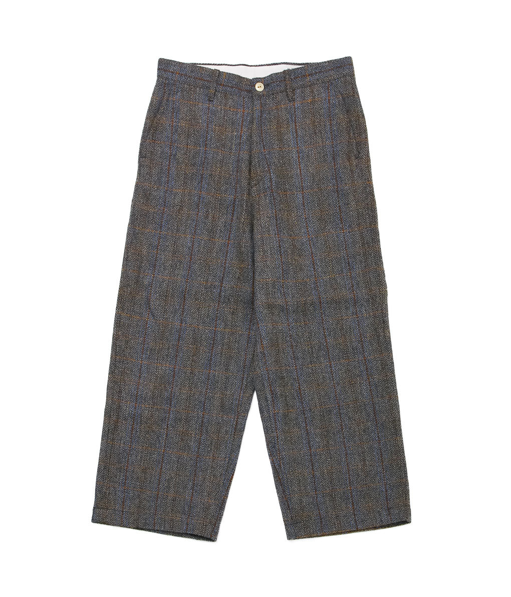 I AM DORK ''HARRIS TWEED TROUSERS'' (GRAY / BLUE / ORANGE)