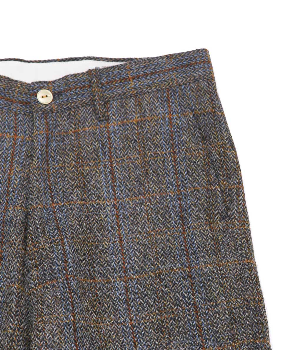 I AM DORK ''HARRIS TWEED TROUSERS'' (GRAY / BLUE / ORANGE)