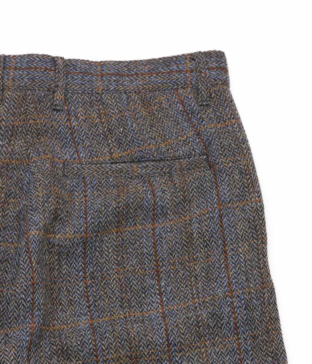 I AM DORK ''HARRIS TWEED TROUSERS'' (GRAY / BLUE / ORANGE)