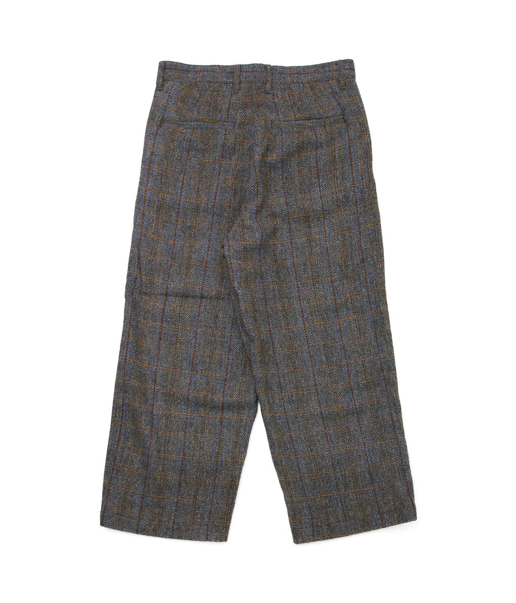 I AM DORK ''HARRIS TWEED TROUSERS'' (GRAY / BLUE / ORANGE)