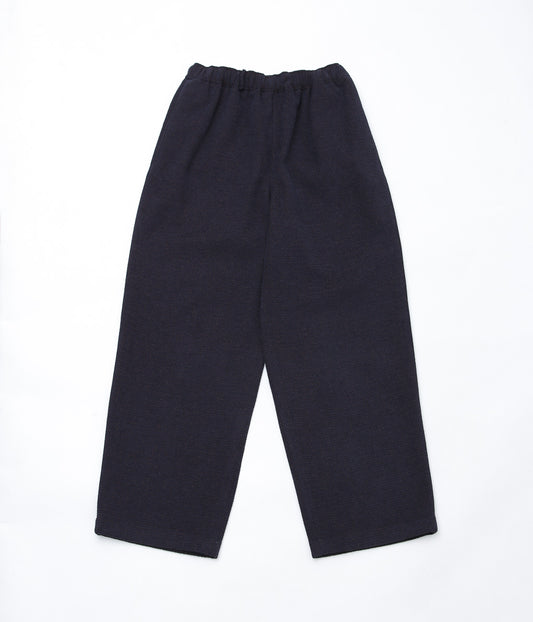 GORSCH ''WOOL RAYON VELVET EASY TROUSERS'' (NAVY)