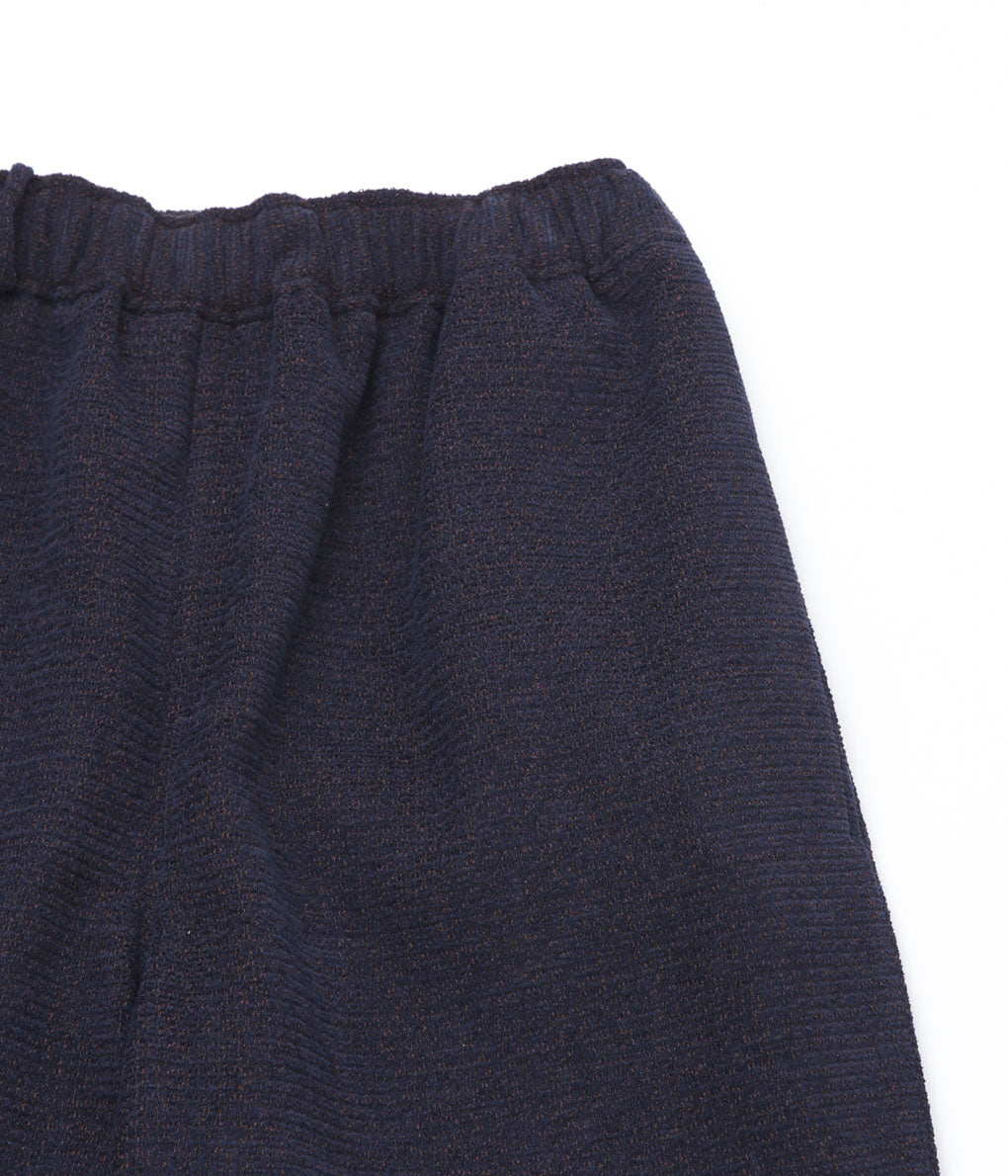 GORSCH ''WOOL RAYON VELVET EASY TROUSERS'' (NAVY)