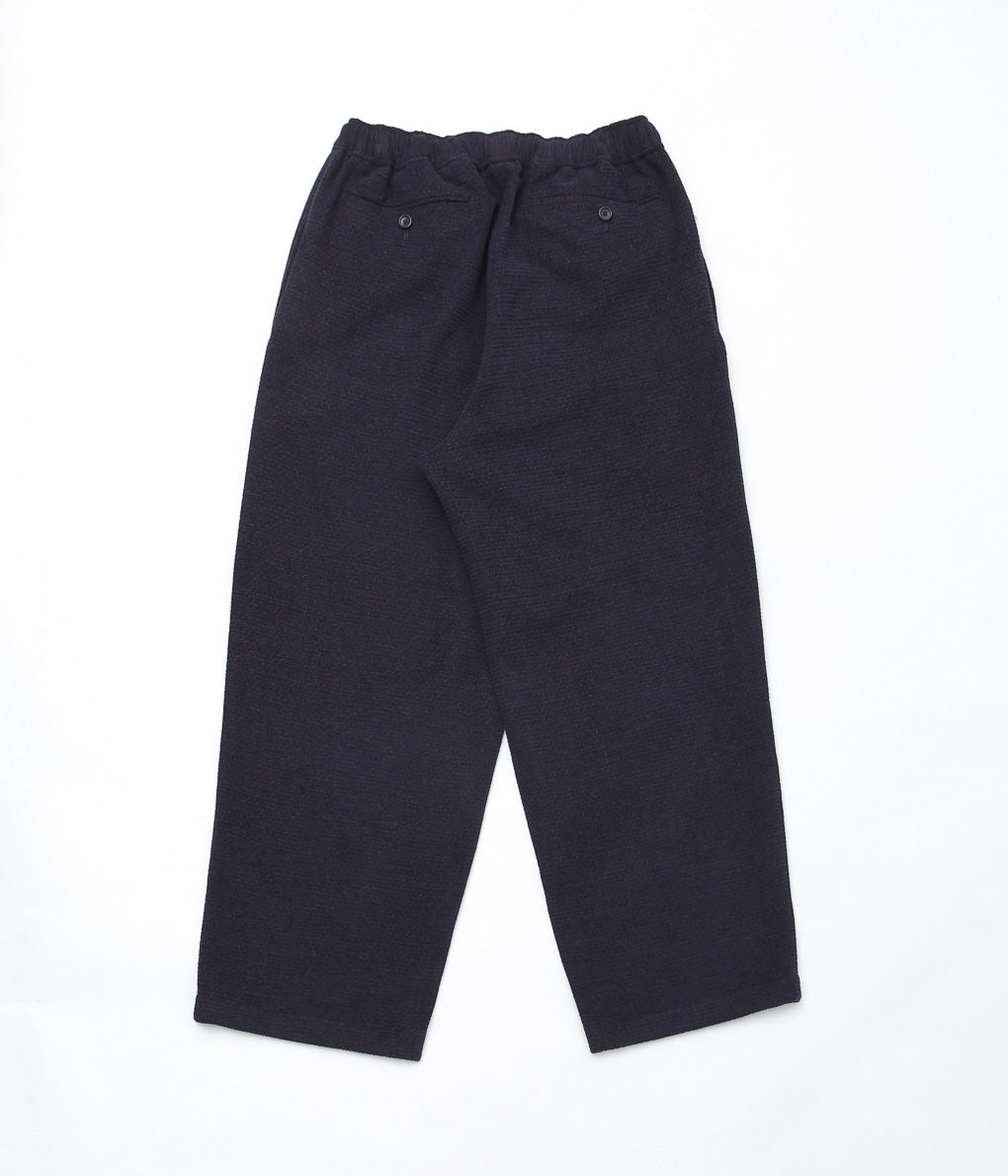 GORSCH ''WOOL RAYON VELVET EASY TROUSERS'' (NAVY)