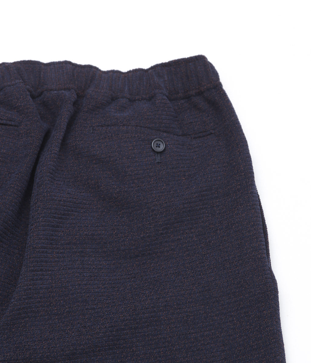 GORSCH ''WOOL RAYON VELVET EASY TROUSERS'' (NAVY)